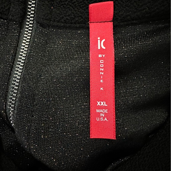 IC By Connie K Copper Metallic Colorblock Pullover Stretch Knit Tunic Top XXL - Picture 9 of 11